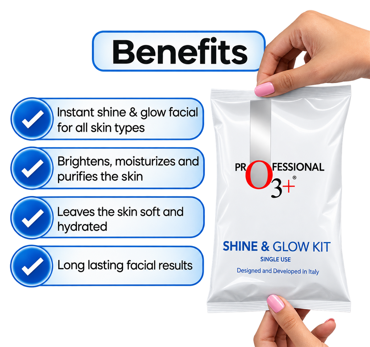 O3+ | Shine & Glow Mono Dose Kit for Brightening & Even Skin Tone | 38 g