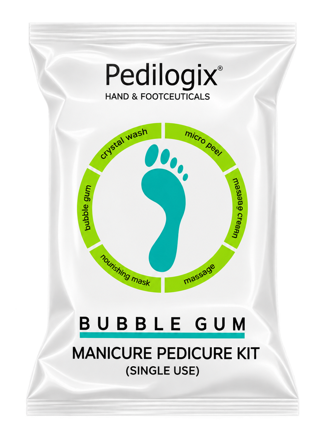 O3+ Pedilogix | Bubblegum Manicure Pedicure Kit for Hands & Feet | 55gm+10ml
