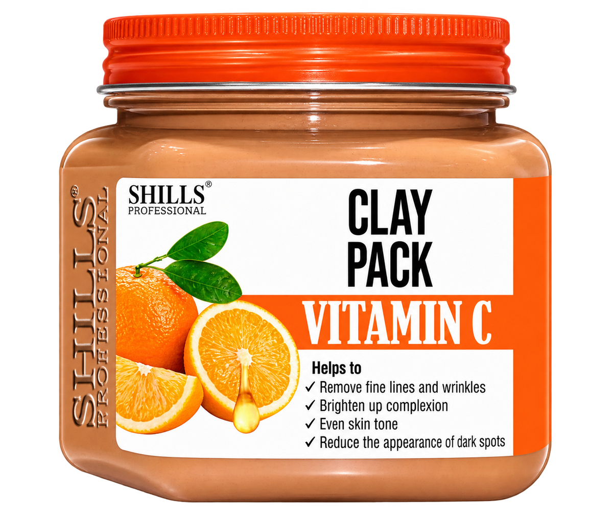 Shills Professional | Vitamin-C Clay Pack | 400ml