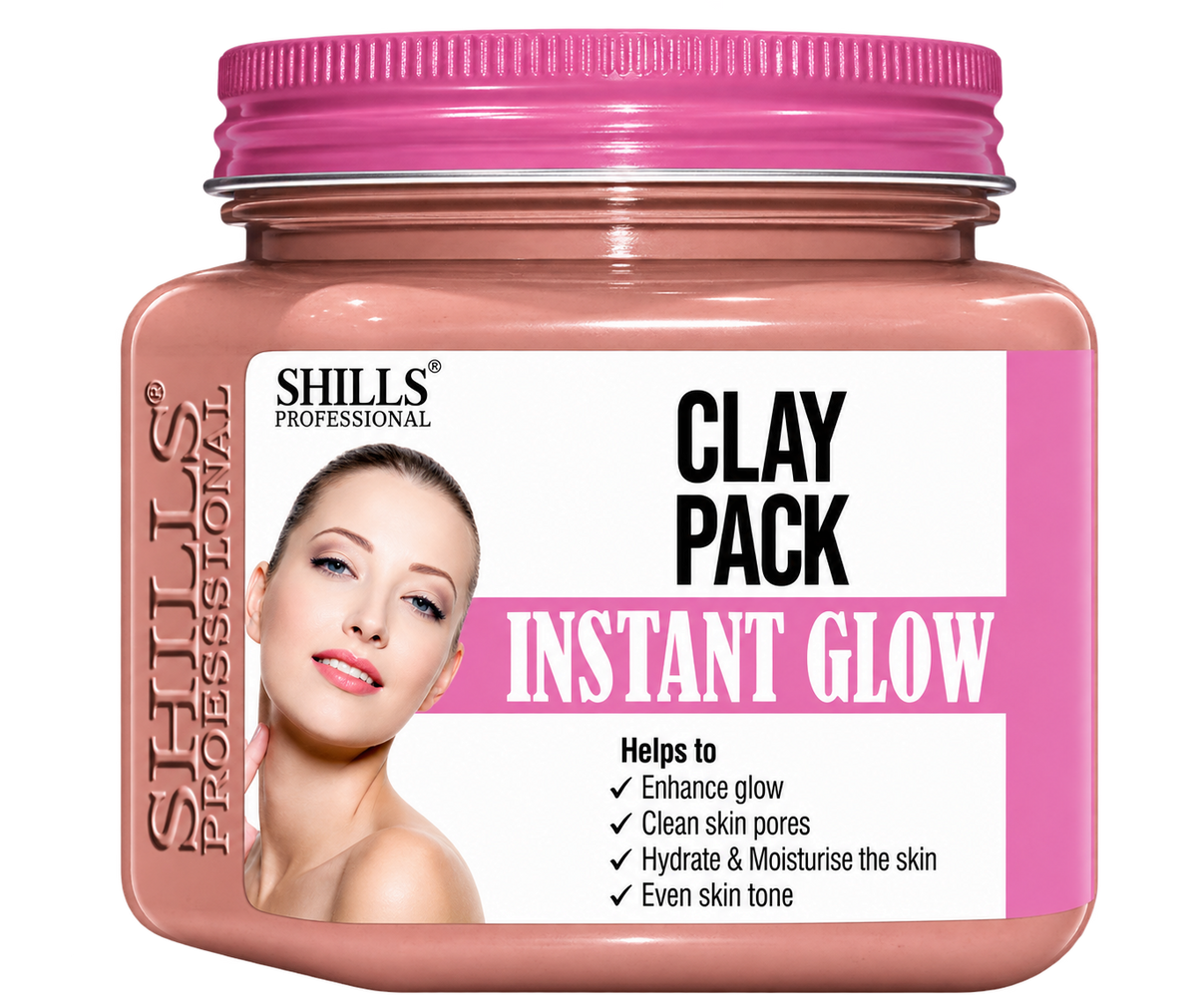 Shills Professional | Instant Glow Clay Pack | 400 ml