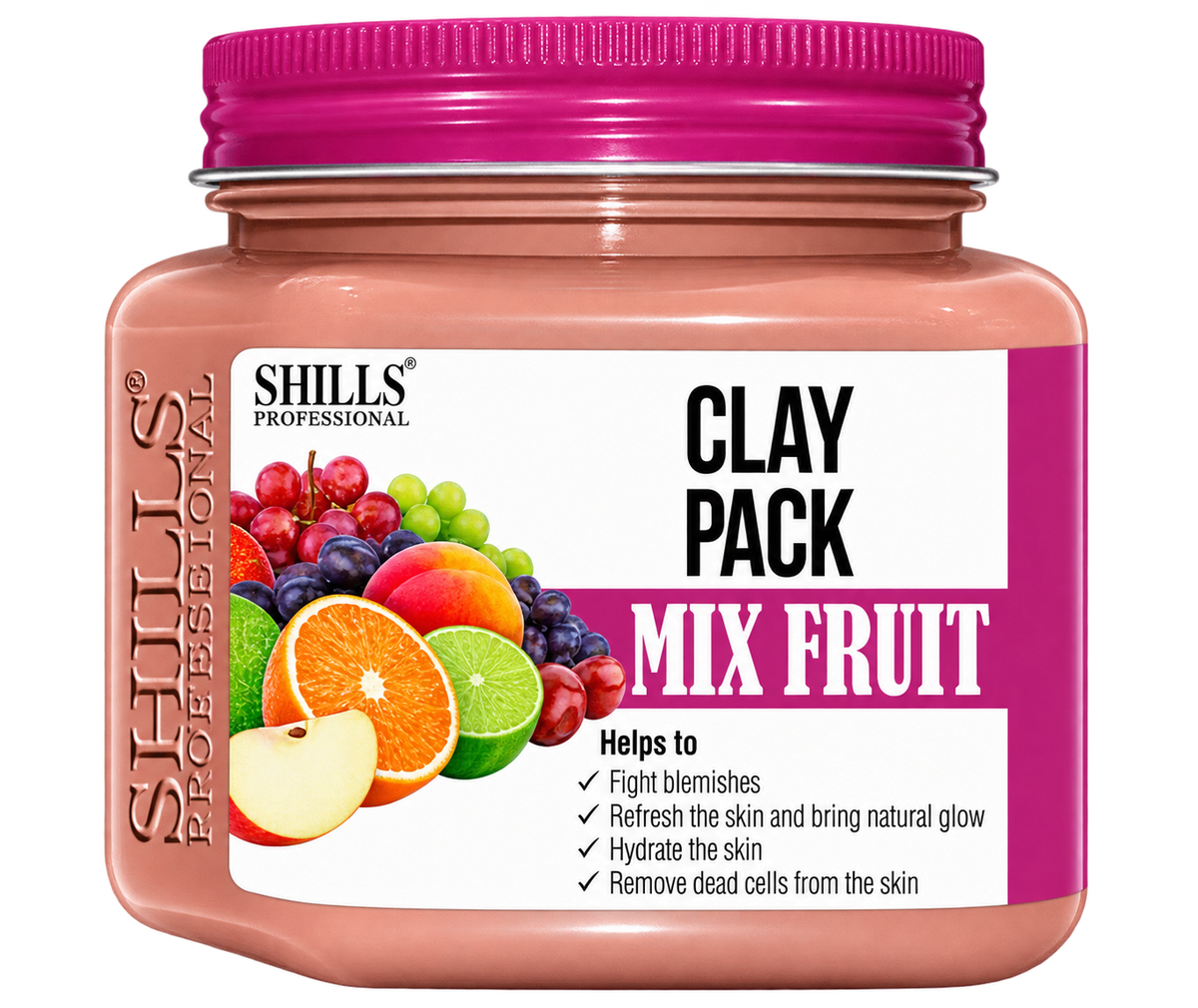 Shills Professional | Mix Fruits Clay Pack | 400 ml