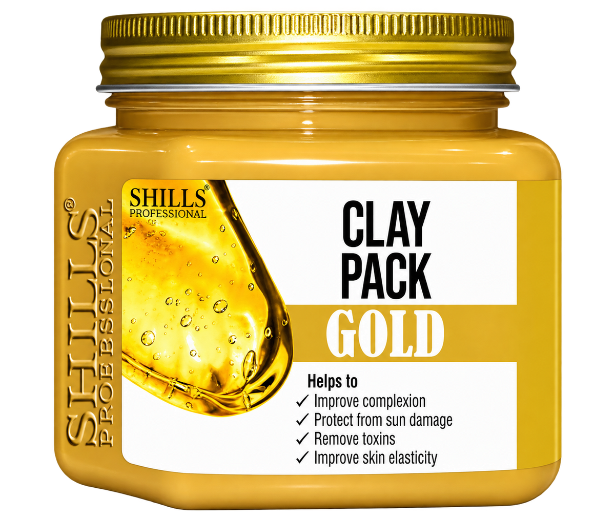 Shills Professional | Gold Clay Pack | 400 ml