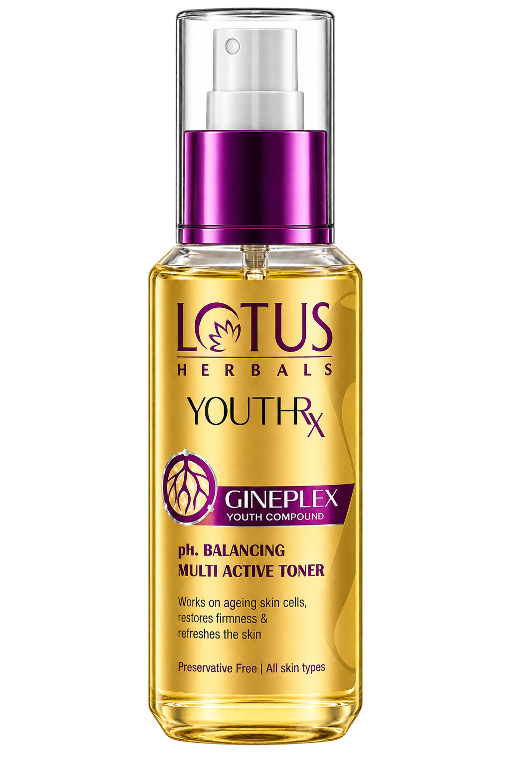 Lotus Herbals | Youth RX PH Balancing Multi Active Toner | 100ml