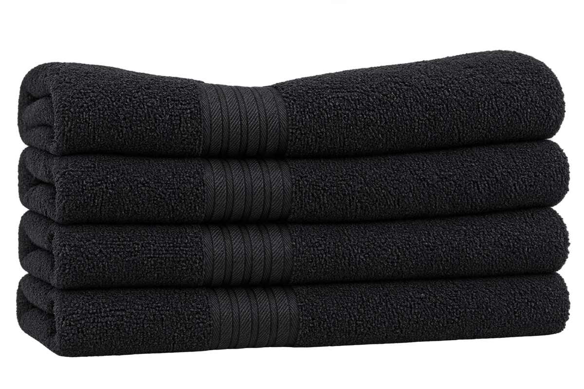 Non Brand | Salon Medium Towel | Black | 1 Pc