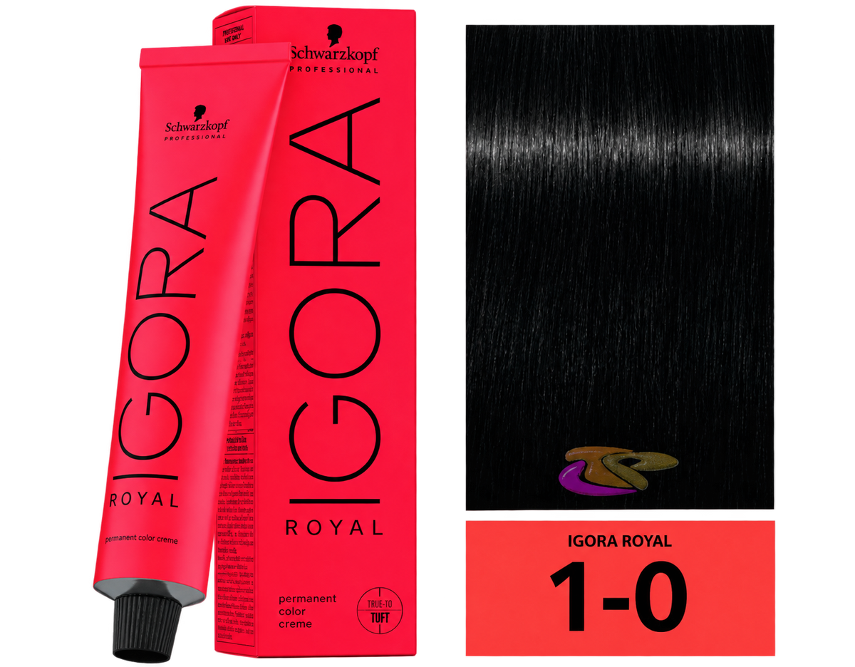SCHWARZKOPF | IGORA PROFESSIONAL HAIR COLOUR | 1-0