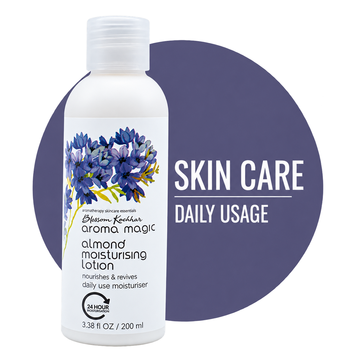 Aroma Magic | Almond Moisturising Lotion For Dry Skin | 200 ml
