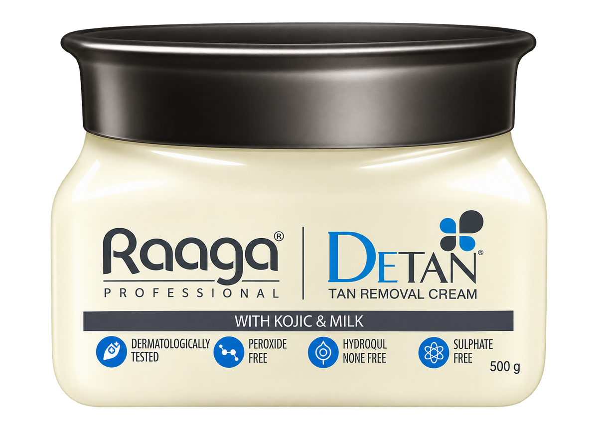 Raaga | De-Tan Tan Removal Cream with Kojic and Milk | 500 g