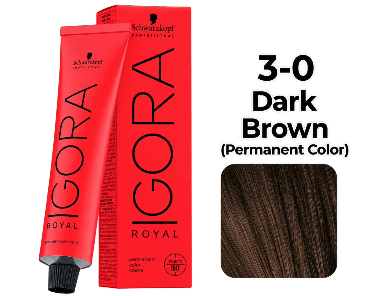 SCHWARZKOPF | IGORA PROFESSIONAL HAIR COLOUR | 3-0